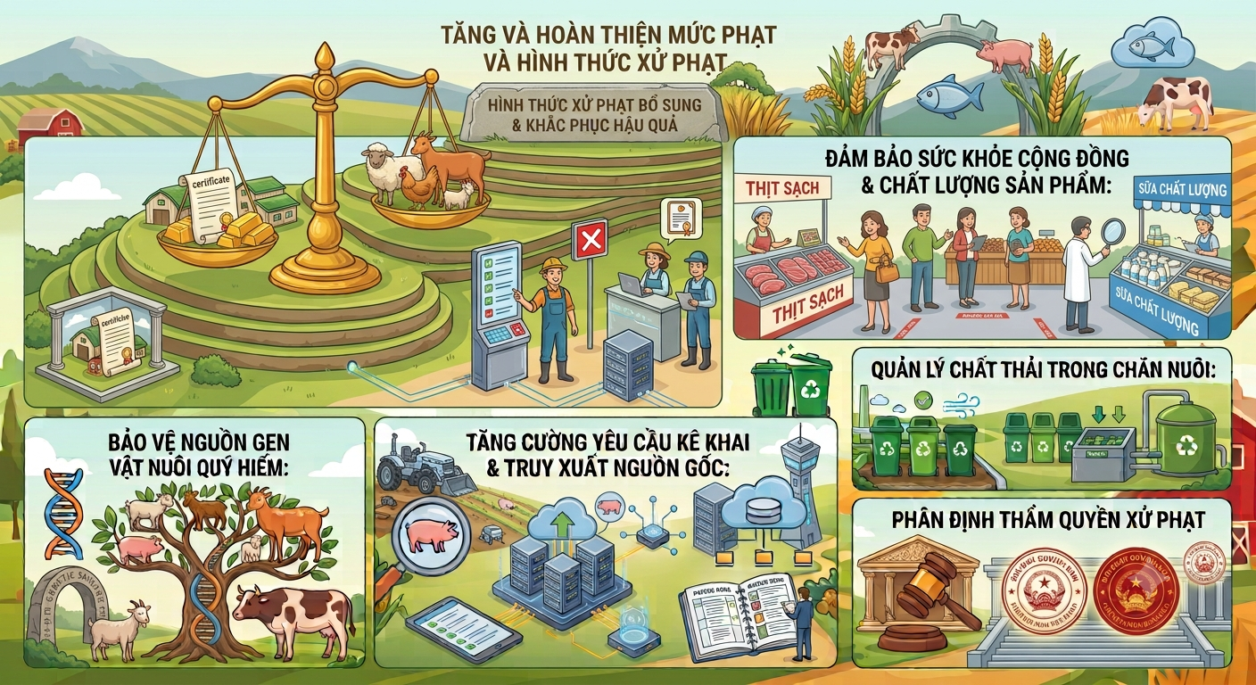 Nghị định 211/2026/NĐ-CP – Bước chuyển mạnh mẽ trong xử phạt vi phạm chăn nuôi, thú y và thủy sản