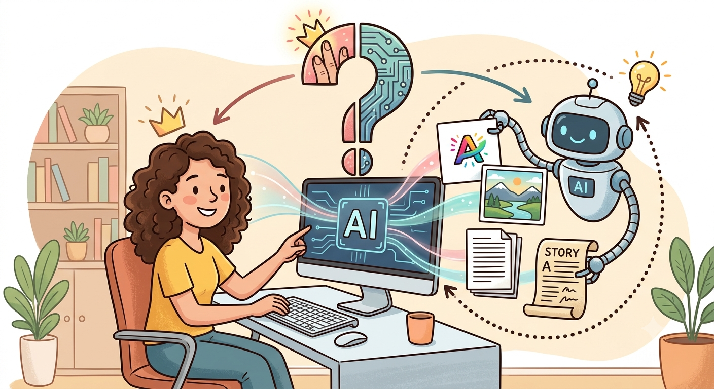 AI tạo ra logo, hình ảnh, nội dung. Ai là chủ sở hữu quyền tác giả?